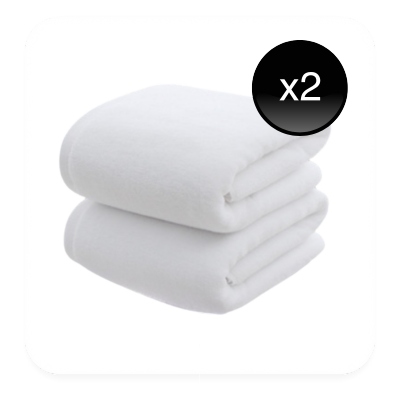 Cocoon Dry - Sauna Insert (Cotton pure) x2